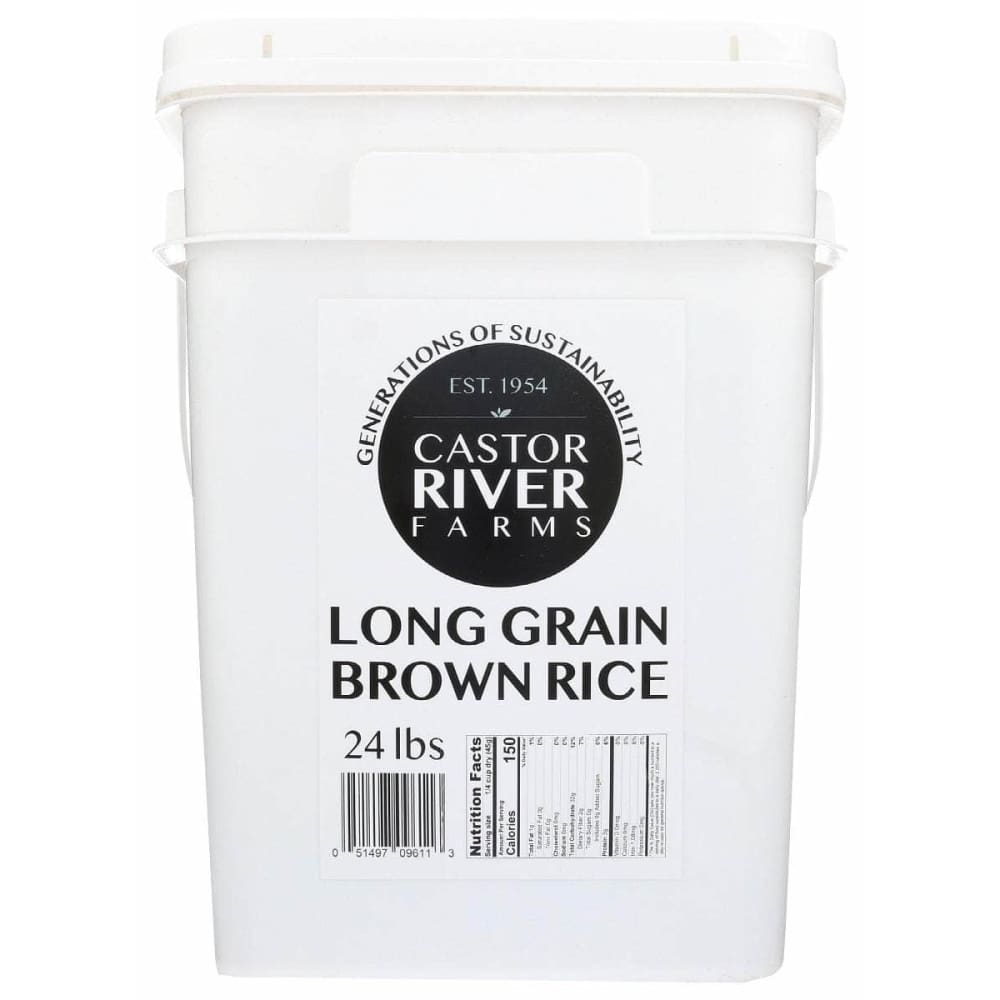 CASTOR RIVER FARMS Grocery > Pantry > Rice CASTOR RIVER FARMS: Long Grain Brown Rice, 24 lb