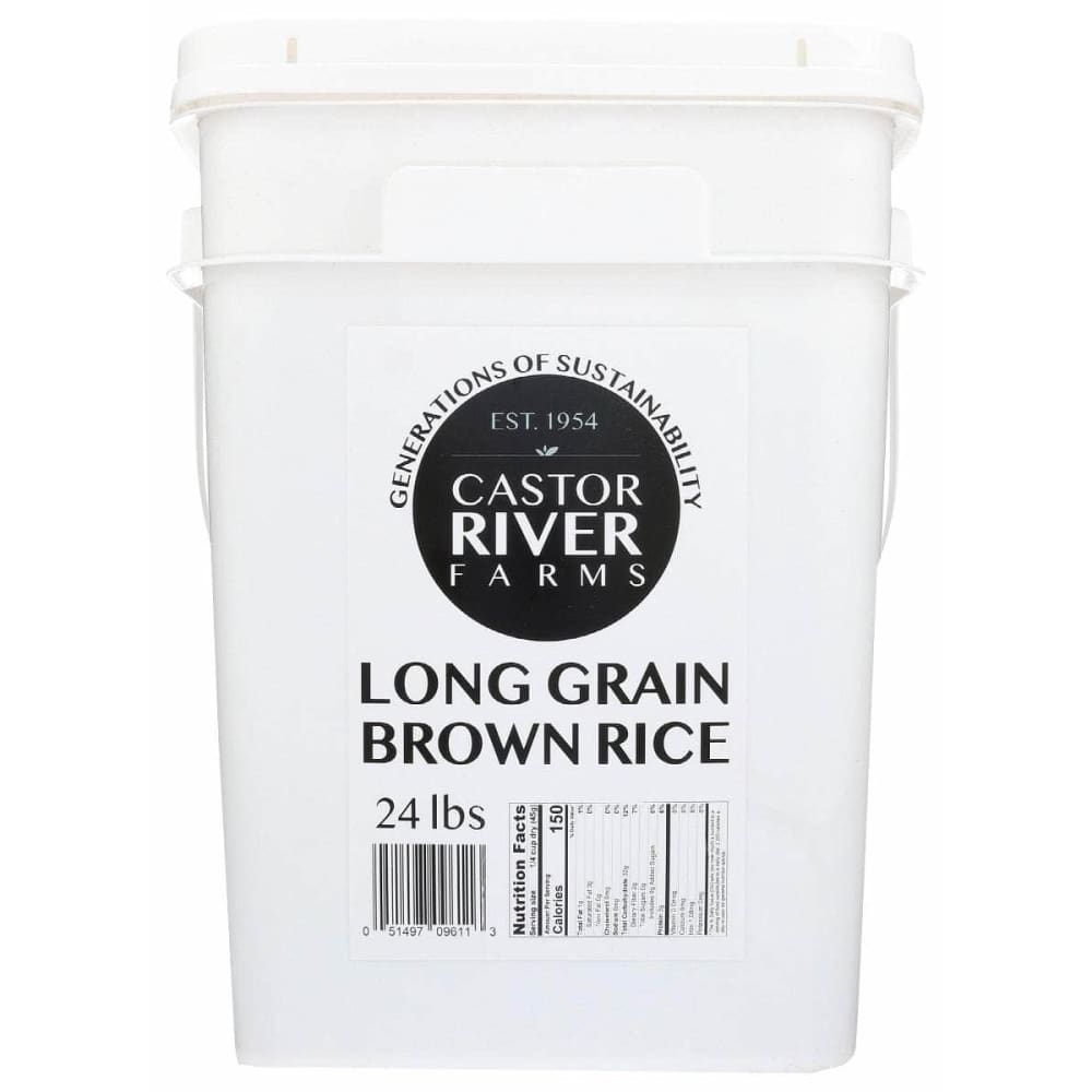 CASTOR RIVER FARMS Grocery > Pantry > Rice CASTOR RIVER FARMS: Long Grain Brown Rice, 24 lb