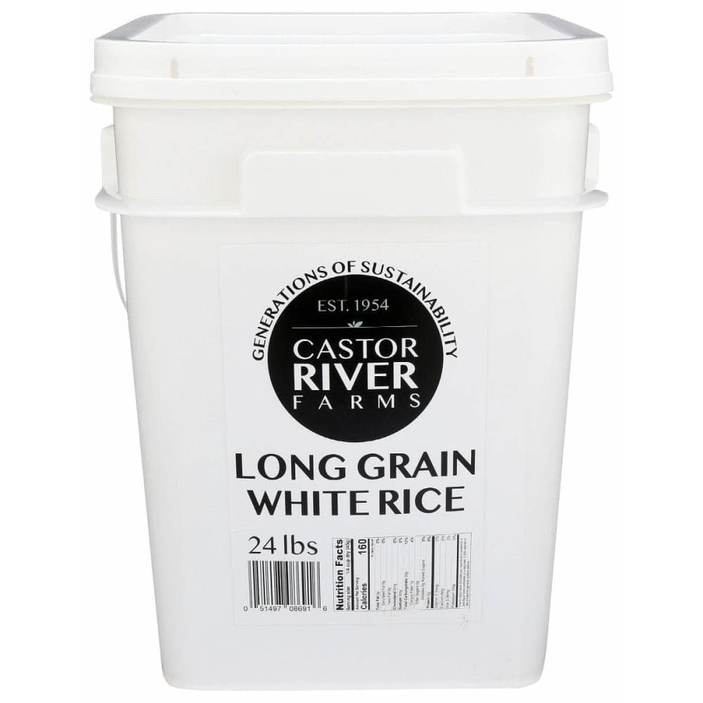 CASTOR RIVER FARMS Grocery > Pantry > Rice CASTOR RIVER FARMS: Long Grain White Rice, 24 lb