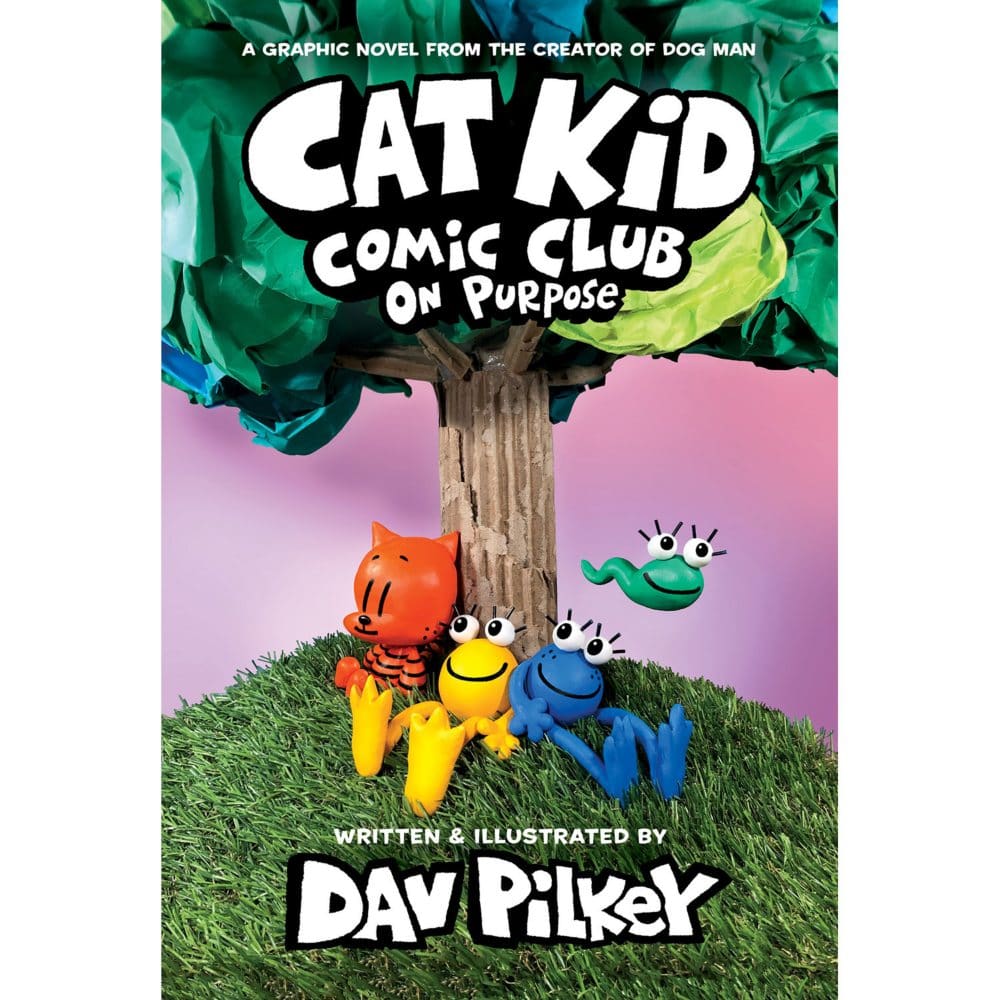Cat Kid Comic Club On Purpose: a Graphic Novel (Cat Kid Comic Club #3) from the Creator of Dog Man - Kids Books - Cat