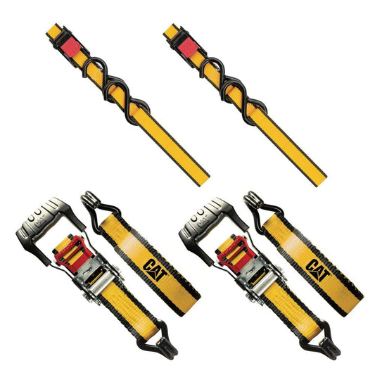 CAT Ratchet Tie Down and Cam Buckle Set (4 pc.) - Shop Towels - CAT