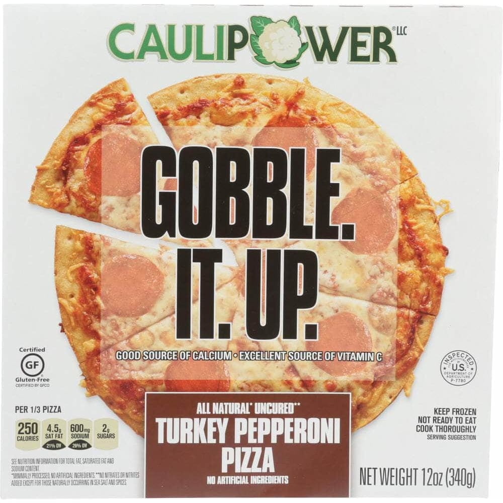 Caulipower Caulipower Pizza Turkey Pepperoni Uncured, 12 oz