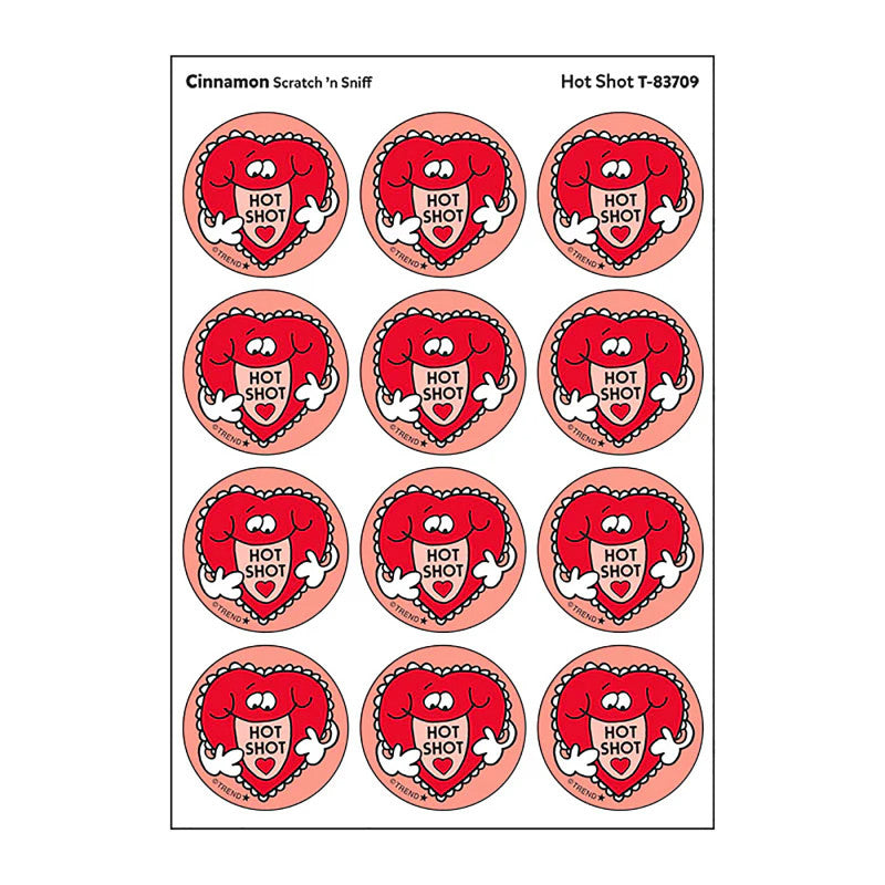 Stinky Stickers Cinnamon Scent Hot Shot (Pack of 12)