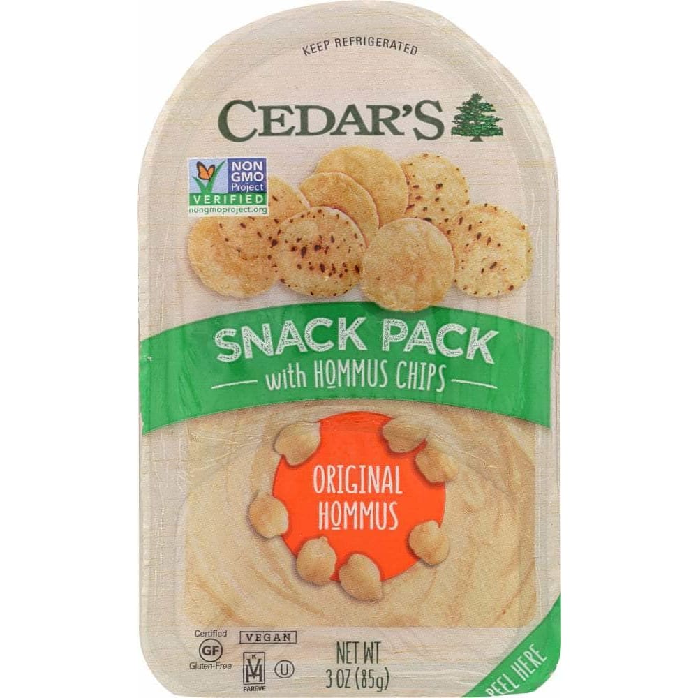 Cedars Cedars Snack Pack Original With Hummus Chips 3 Oz