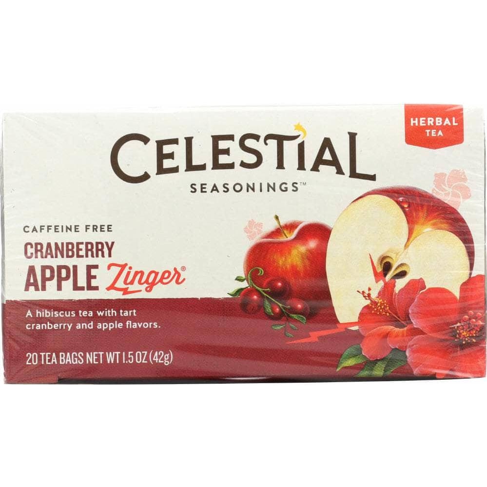 Celestial Seasonings Celestial Seasonings Cranberry Apple Zinger Herbal Tea Caffeine Free, 20 bags