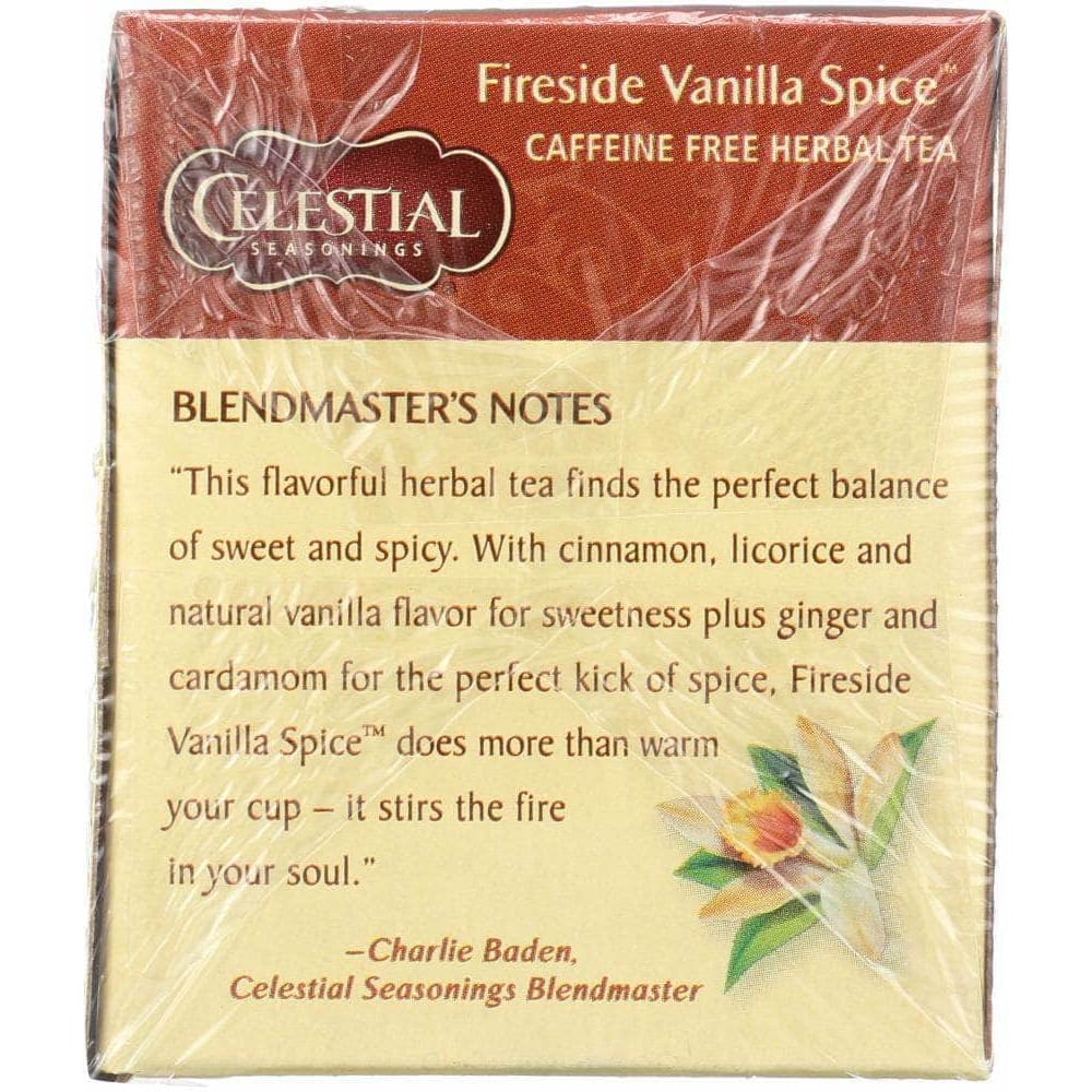 Celestial Seasonings Celestial Seasonings Fireside Vanilla Spice Tea Pack of 20, 1.5 oz
