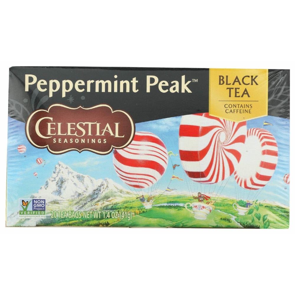 CELESTIAL SEASONINGS CELESTIAL SEASONINGS Tea Black Pprmnt Peak, 20 bg