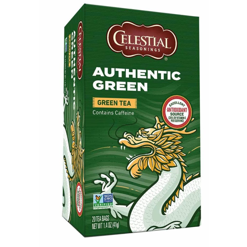 CELESTIAL SEASONINGS Celestial Seasonings Tea Grn Authentic, 20 Bg
