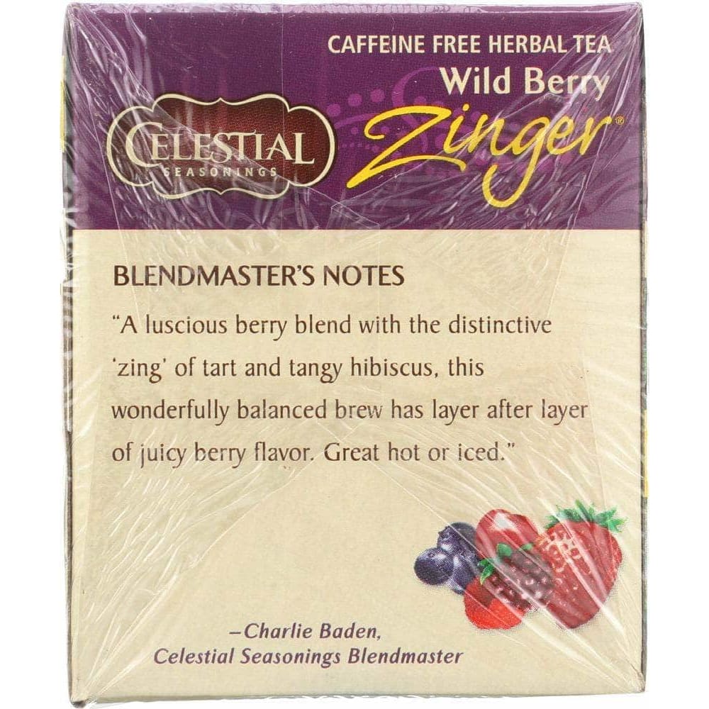 Celestial Seasonings Celestial Seasonings Wild Berry Zinger Herbal Tea Caffeine Free 20 Tea Bags, 1.7 oz