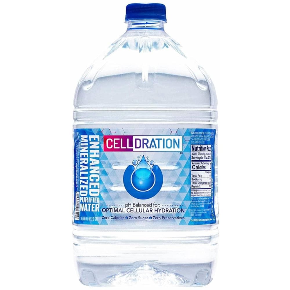 CELLDRATION Grocery > Beverages > Water CELLDRATION: Purified Water, 101 fo