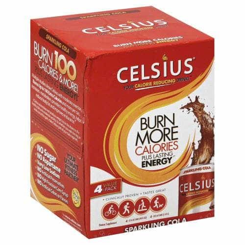 CELSIUS Celsius Live Fit Sparkling Cola Pack Of 4, 48 Oz
