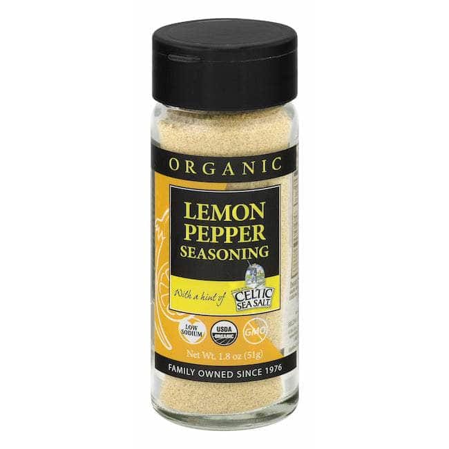 Celtic Sea Salt Celtic Organic Lemon Pepper Sea Salt, 1.8 oz
