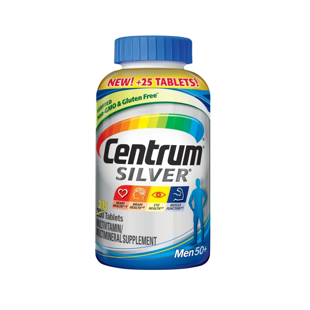 Centrum Silver Men’s Multivitamin and Multimineral Supplement Tablets 275 ct. - Centrum