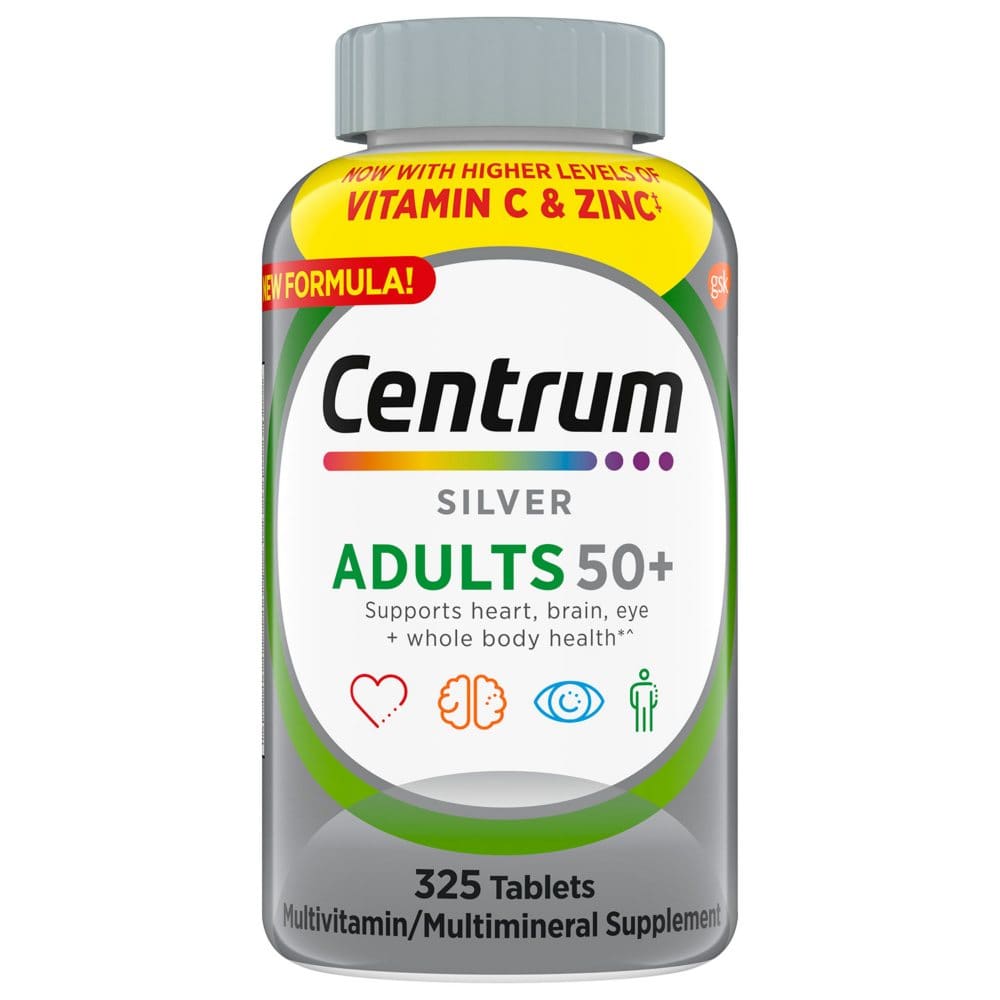 Centrum Silver Multivitamin for Adults 50+ Multimineral Supplement (325 ct.) - Multivitamins - Centrum