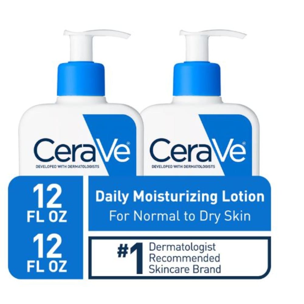 CeraVe Daily Moisturizing Lotion Normal to Dry Skin - 12 fl. oz. 2 pk. - Body Lotions & Oils - CeraVe