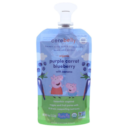 CEREBELLY: Smoothie Carrot Blueberry 4 oz (Pack of 5) - Baby > Baby Food - CEREBELLY