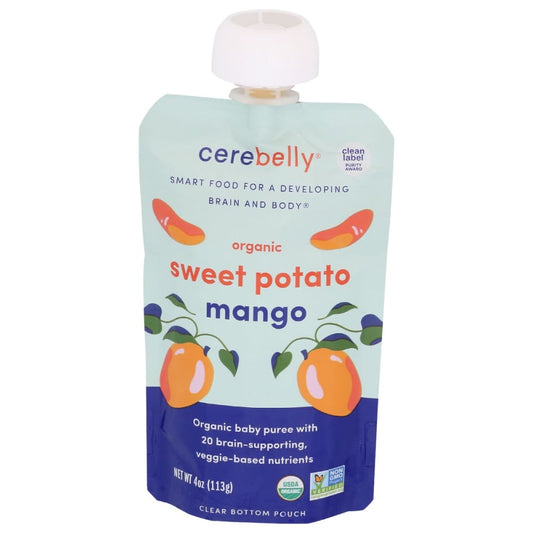 CEREBELLY: Sweet Potato Mango Baby Puree 4 oz (Pack of 5) - Baby > Baby Food - CEREBELLY