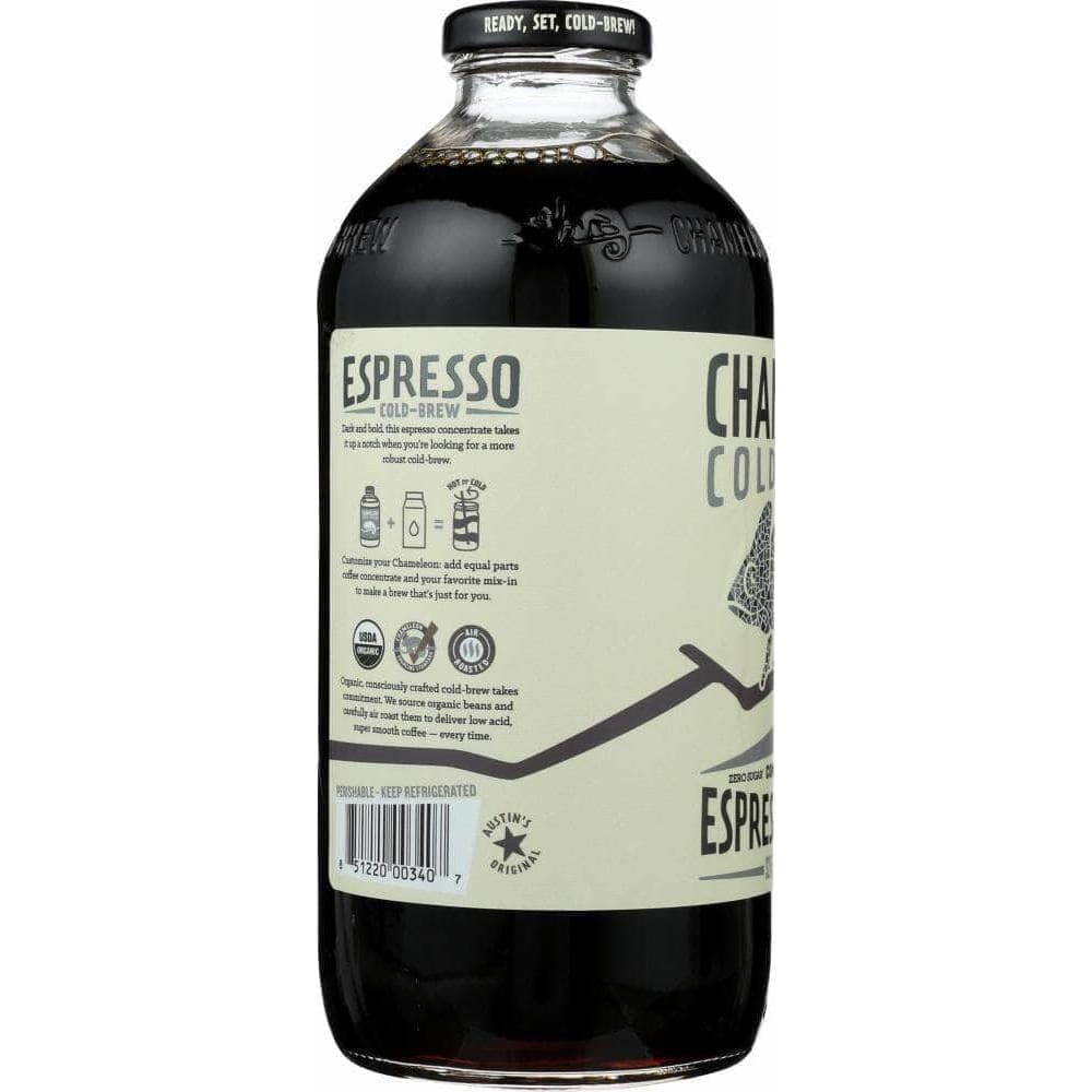 Chameleon Cold Brew Chameleon Cold Brew Concentrated Espresso Coffee, 32 oz