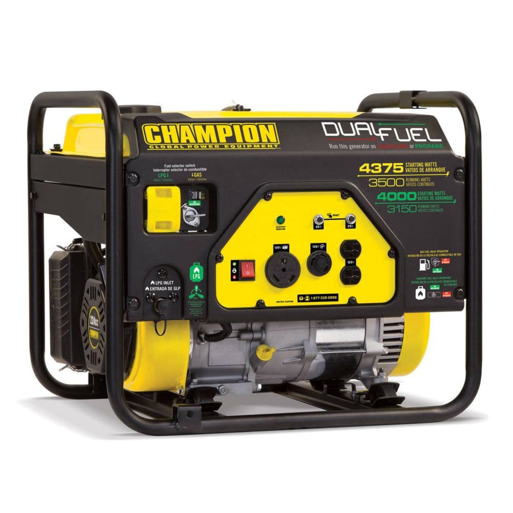 Champion Power Equipment 3500W / 4375W Dual-Fuel Generator - Champion Power Equipment - Champion