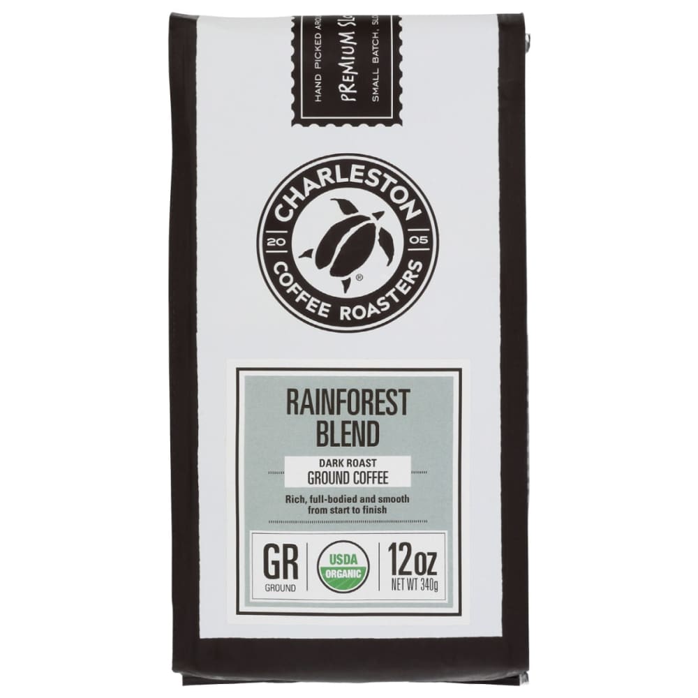 CHARLESTON COFFEE ROASTER: Rainforest Blend Coffee 12 oz - Grocery > Beverages > Coffee Tea & Hot Cocoa - CHARLESTON COFFEE ROASTER