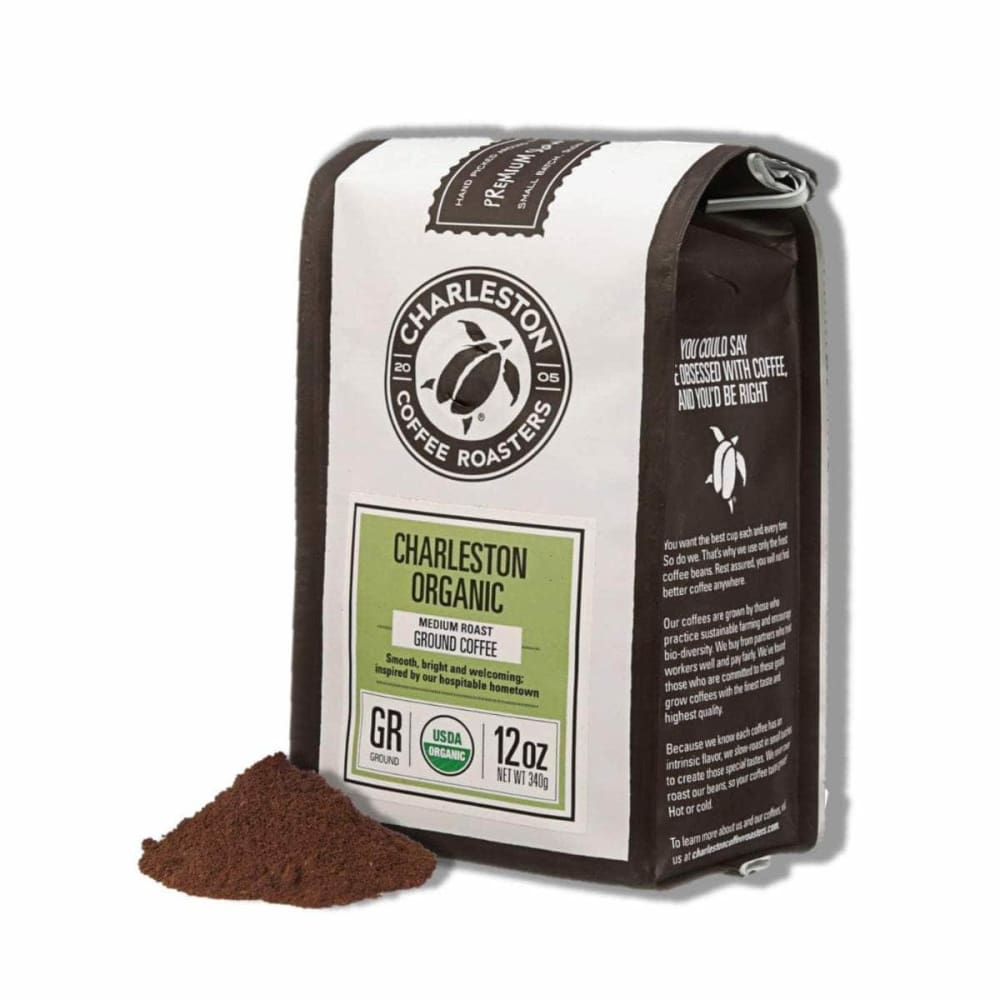 CHARLESTON COFFEE ROASTERS CHARLESTON COFFEE ROASTERS Charleston Organic Medium Roast Ground Coffee, 12 oz