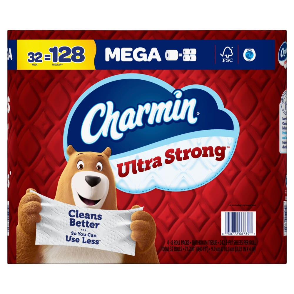 Charmin Ultra Strong Mega Roll Toilet Paper 32 ct. - Charmin