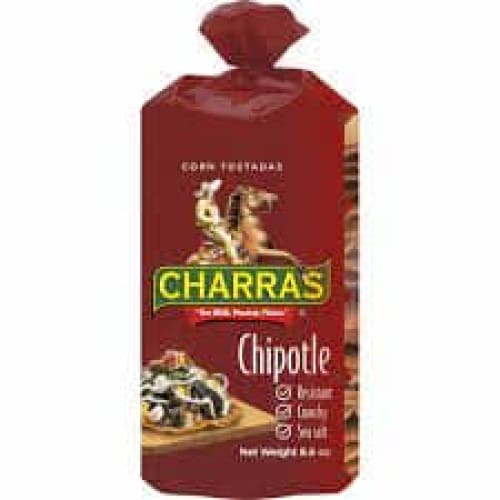 CHARRAS Grocery > Snacks > Chips > Snacks Other CHARRAS: Tostada Chipotle, 8.8 oz