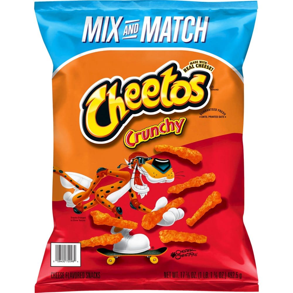 Cheetos Crunchy Cheddar Cheese Flavored Snacks (17.37 oz.) (Pack of 2) - Snacks Under $10 - Cheetos