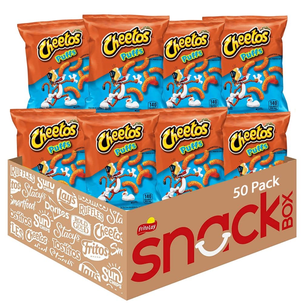 Cheetos Puffs Cheese Flavored Snacks (0.875 oz. 50 ct.) - Chips - Cheetos