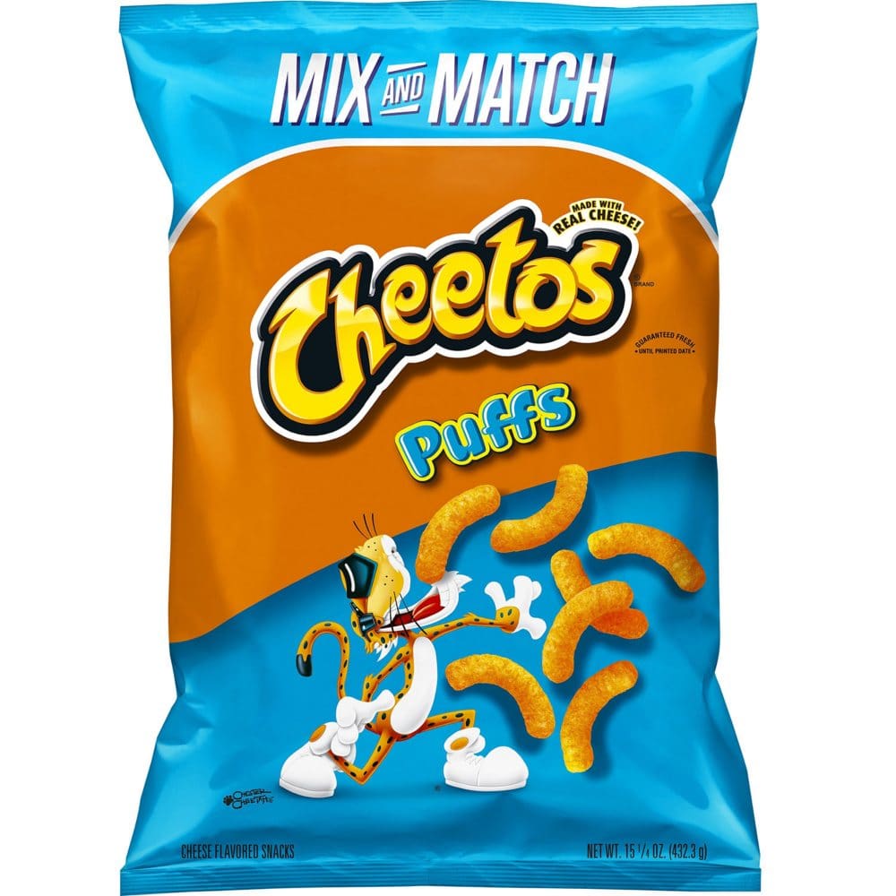 Cheetos Puffs Cheese Flavored Snacks Mix & Match (15.25 oz.) (Pack of 2) - Snacks Under $10 - Cheetos