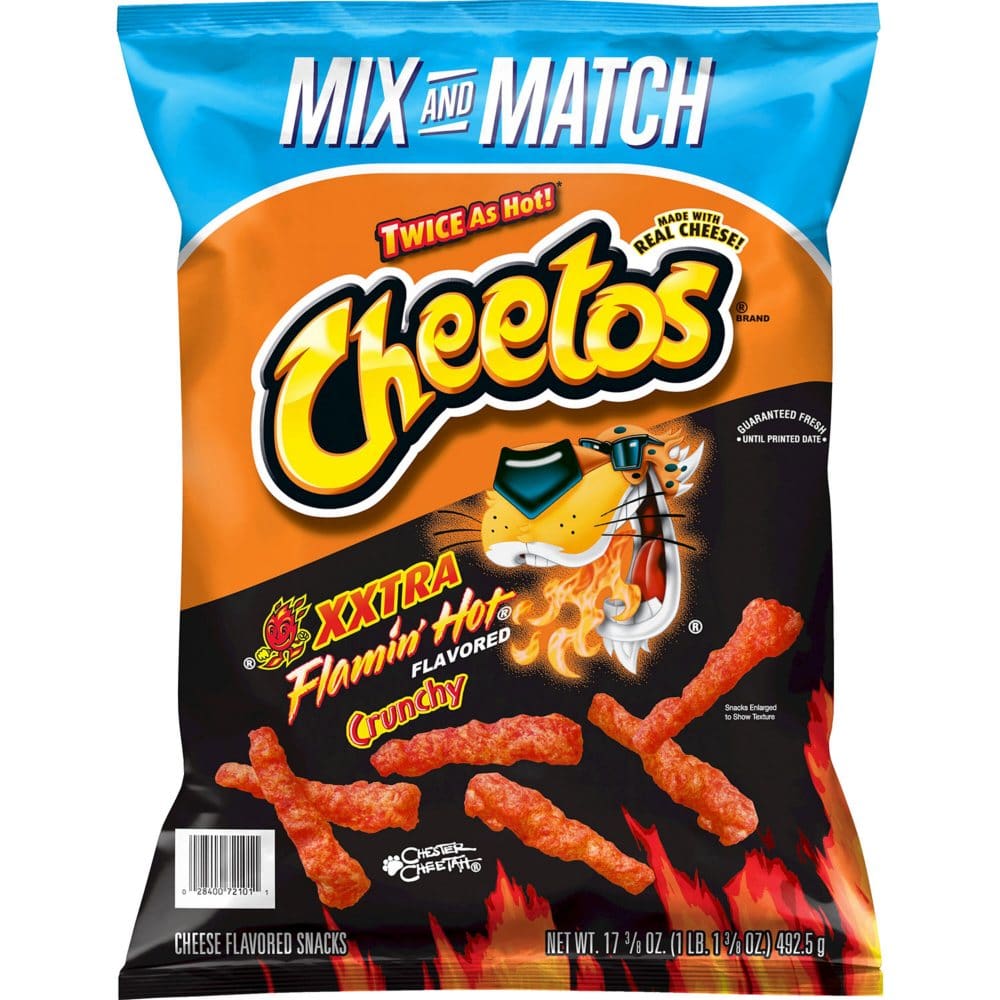 Cheetos Xxtra Flamin’ Hot Cheese Flavored Snacks (17.37 oz.) (Pack of 2) - Snacks Under $10 - Cheetos