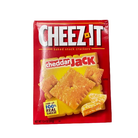 Cheez-It Cheez-It Cheese Crackers, Baked Snack Crackers, Cheddar Jack, 12.4 Oz.
