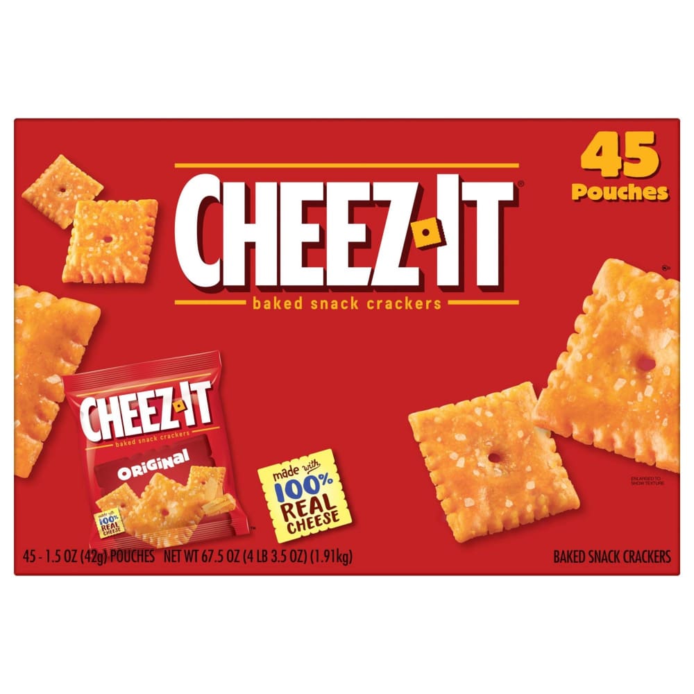 Cheez-It Crackers Individual Pouches 45 ct. - Cheez-It