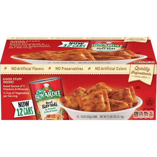Chef Boyardee Beef Ravioli (15 oz. 12 pk.) (Pack of 2) - Canned Foods & Goods - Chef
