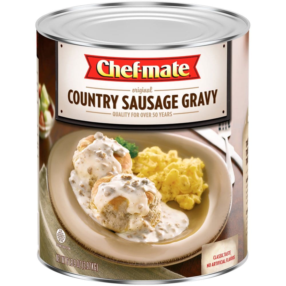 Chef-mate Country Sausage Gravy (105 oz.) - Condiments Oils & Sauces - Chef-mate Country