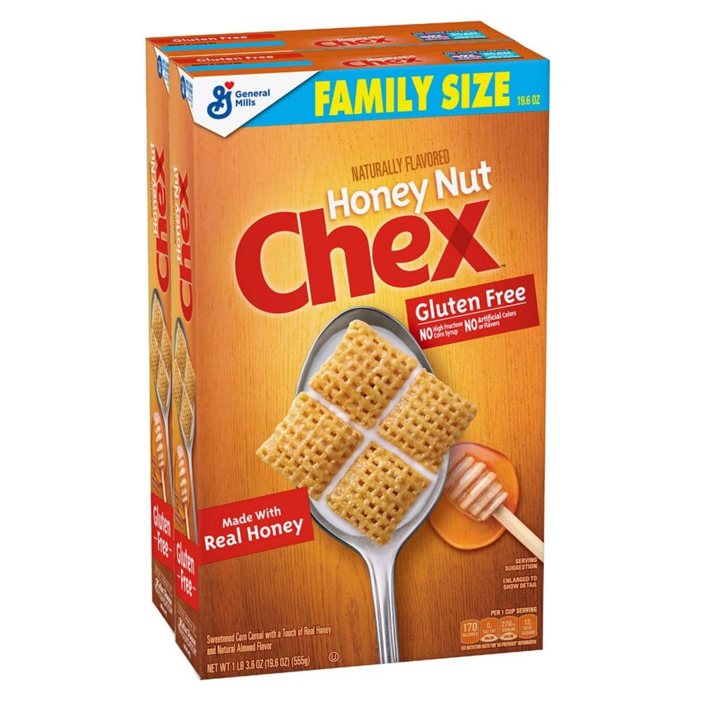 Chex Gluten Free Breakfast Cereal Honey Nut (2 pk.) - Cereal & Breakfast Foods - Chex Gluten