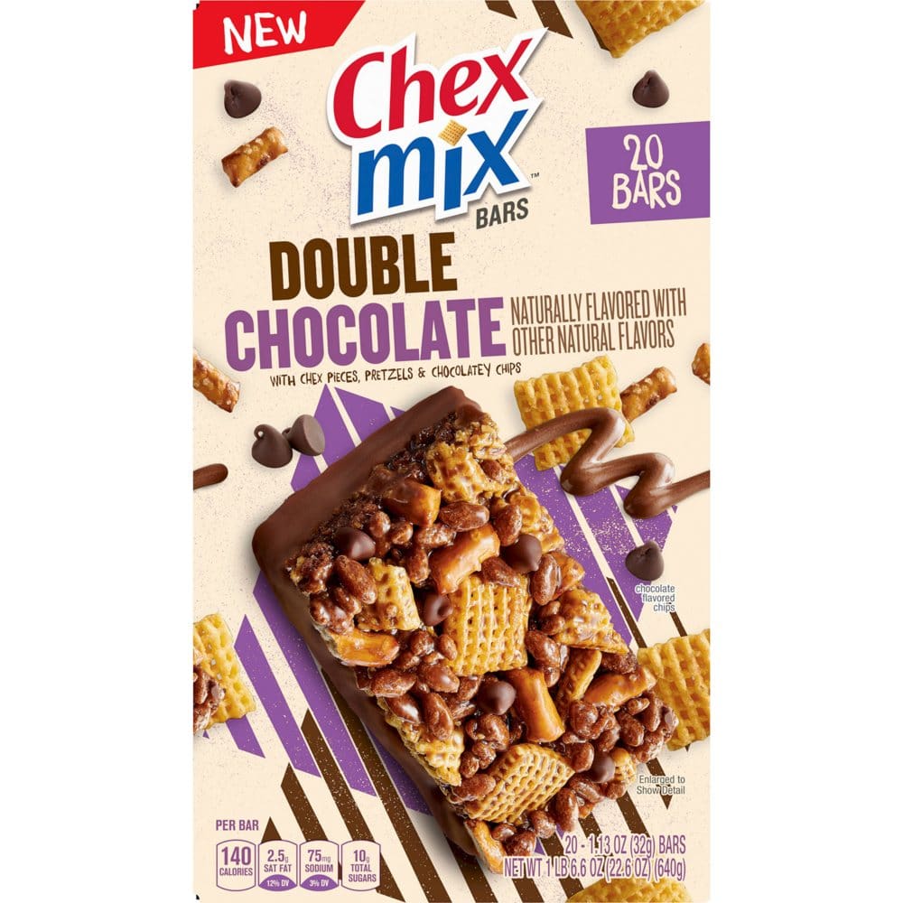 Chex Mix Double Chocolate Treat Bar (20 pk.) - Snacks Under $10 - Chex