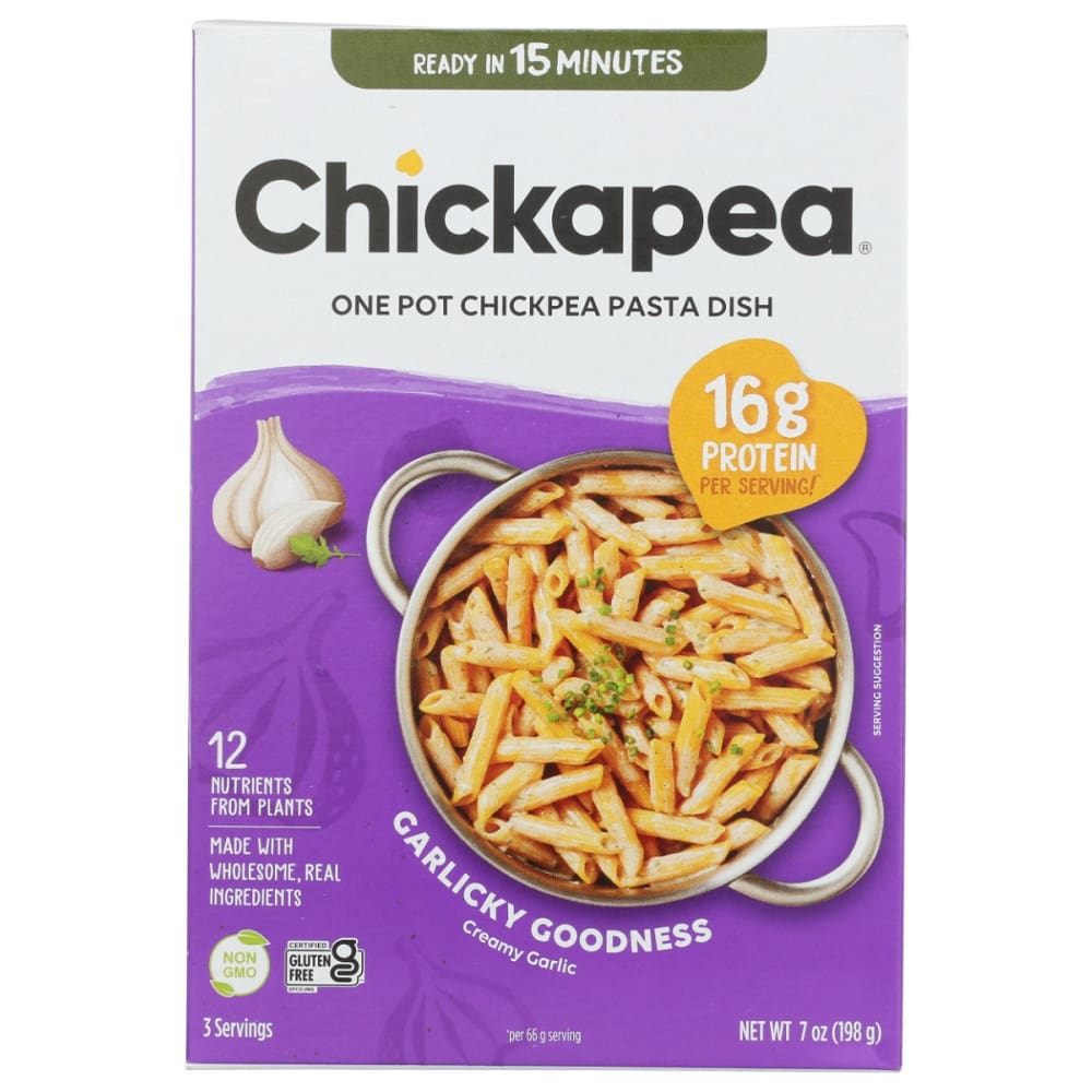 CHICKAPEA: Pasta Dish Creamy Garlic 7 oz (Pack of 4) - Grocery > Pantry > Pasta and Sauces - CHICKAPEA