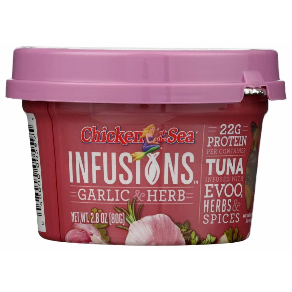 CHICKEN OF THE SEA Grocery > Pantry > Meat Poultry & Seafood CHICKEN OF THE SEA Tuna Garlic And Herb, 2.8 oz