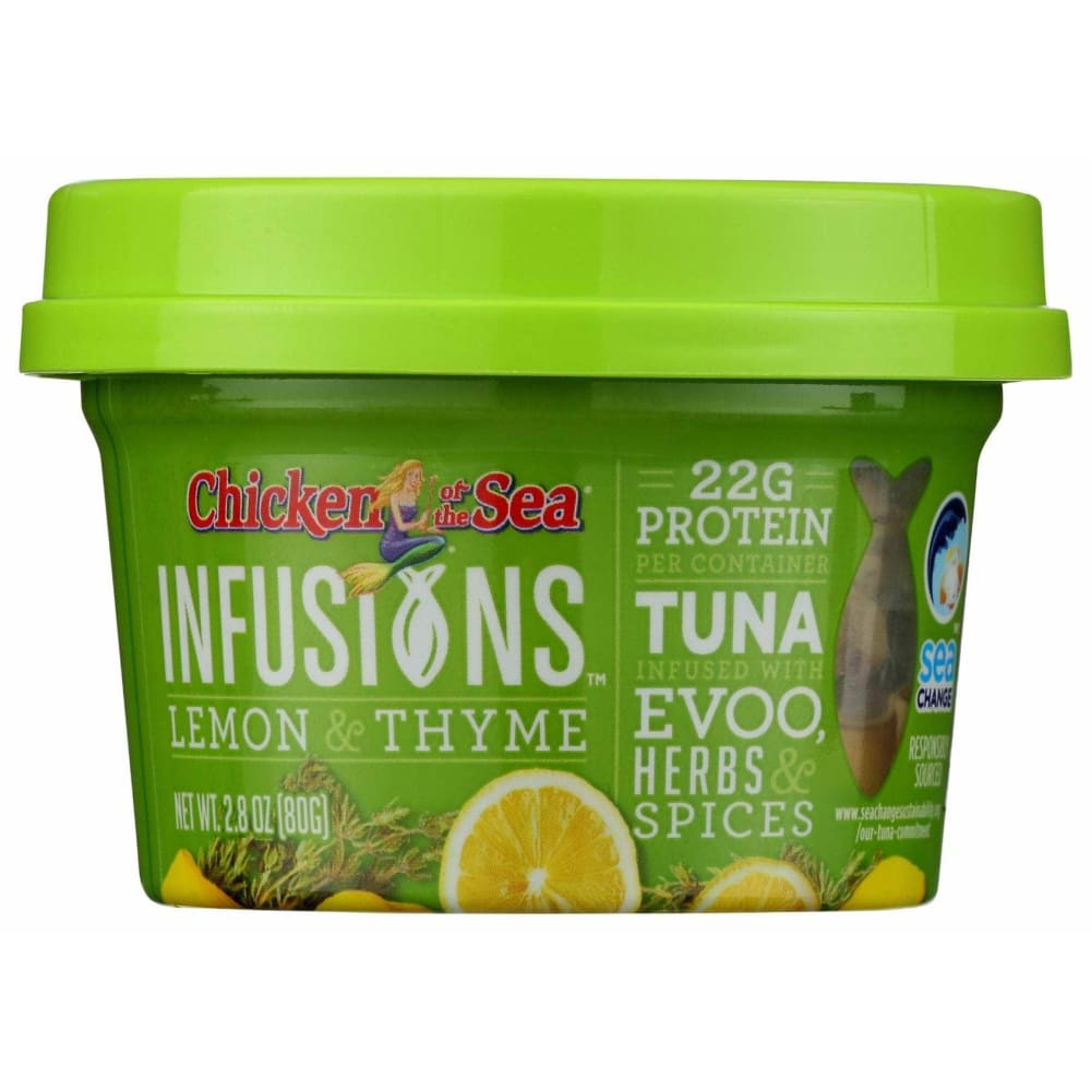 CHICKEN OF THE SEA Grocery > Pantry > Meat Poultry & Seafood CHICKEN OF THE SEA Tuna Lemon Thyme Infusion, 2.8 oz