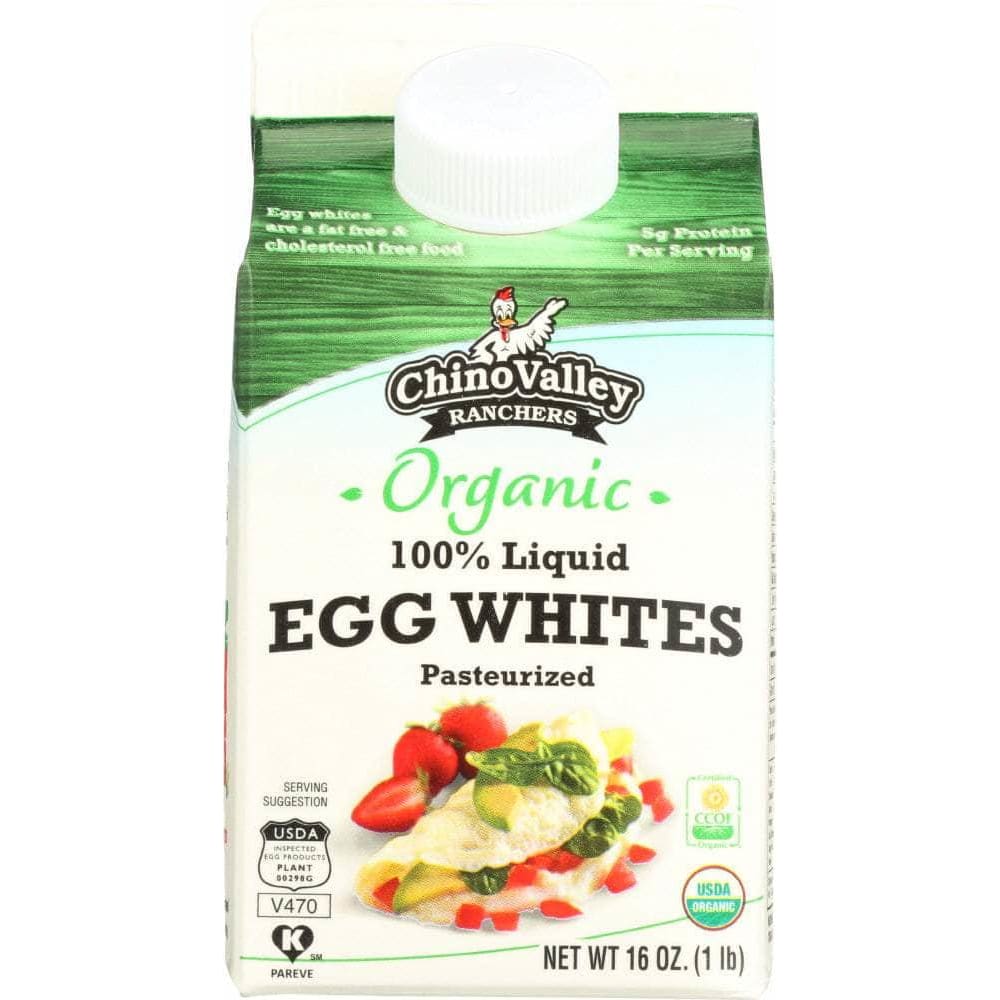 Chino Valley Ranchers Chino Valley Organic 100% Liquid Egg Whites, 16 oz