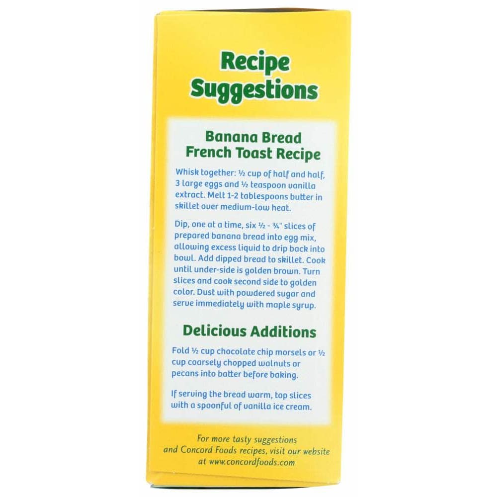 Concord Chiquita Banana Bread Mix, 390 Gm