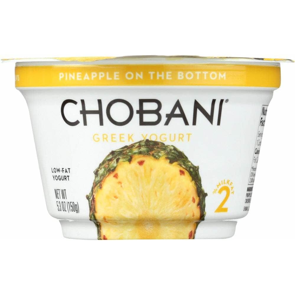 Chobani Chobani Low-Fat Greek Yogurt Pineapple on the Bottom, 5.3 oz