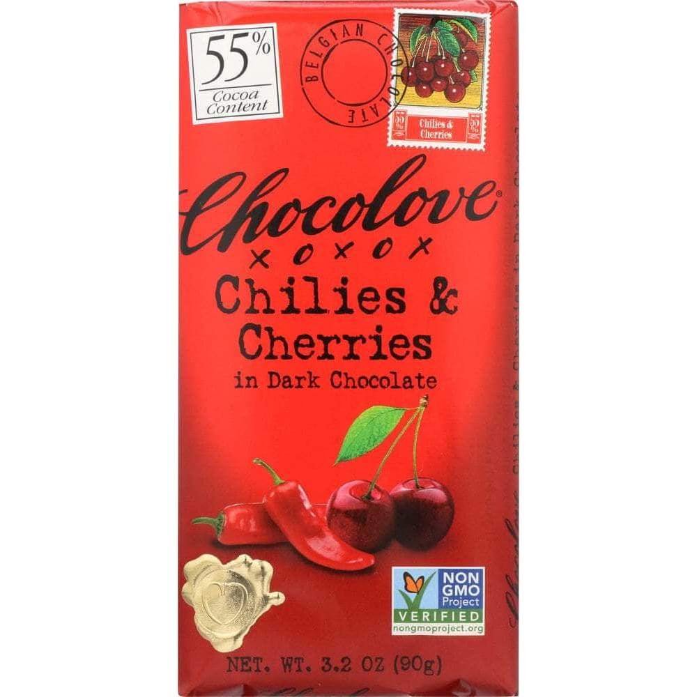 Chocolove Chocolove Chilies & Cherries in Dark Chocolate, 3.2 oz