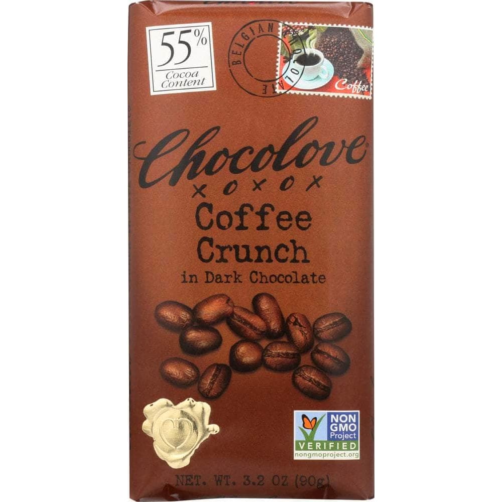 Chocolove Chocolove Dark Chocolate Bar Coffee Crunch, 3.2 oz