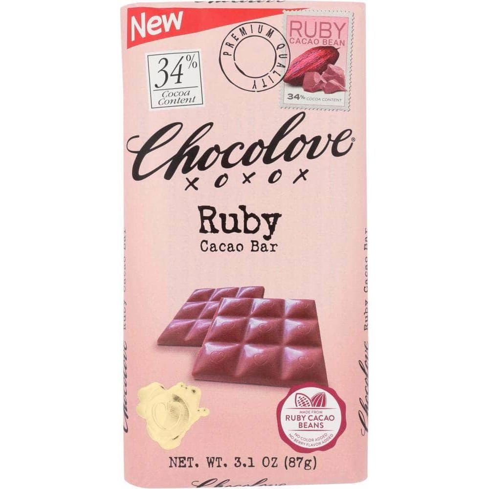 Chocolove Chocolove Ruby Chocolate Bar, 3.1 oz