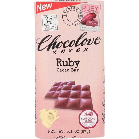 Chocolove Chocolove Ruby Chocolate Bar, 3.1 oz