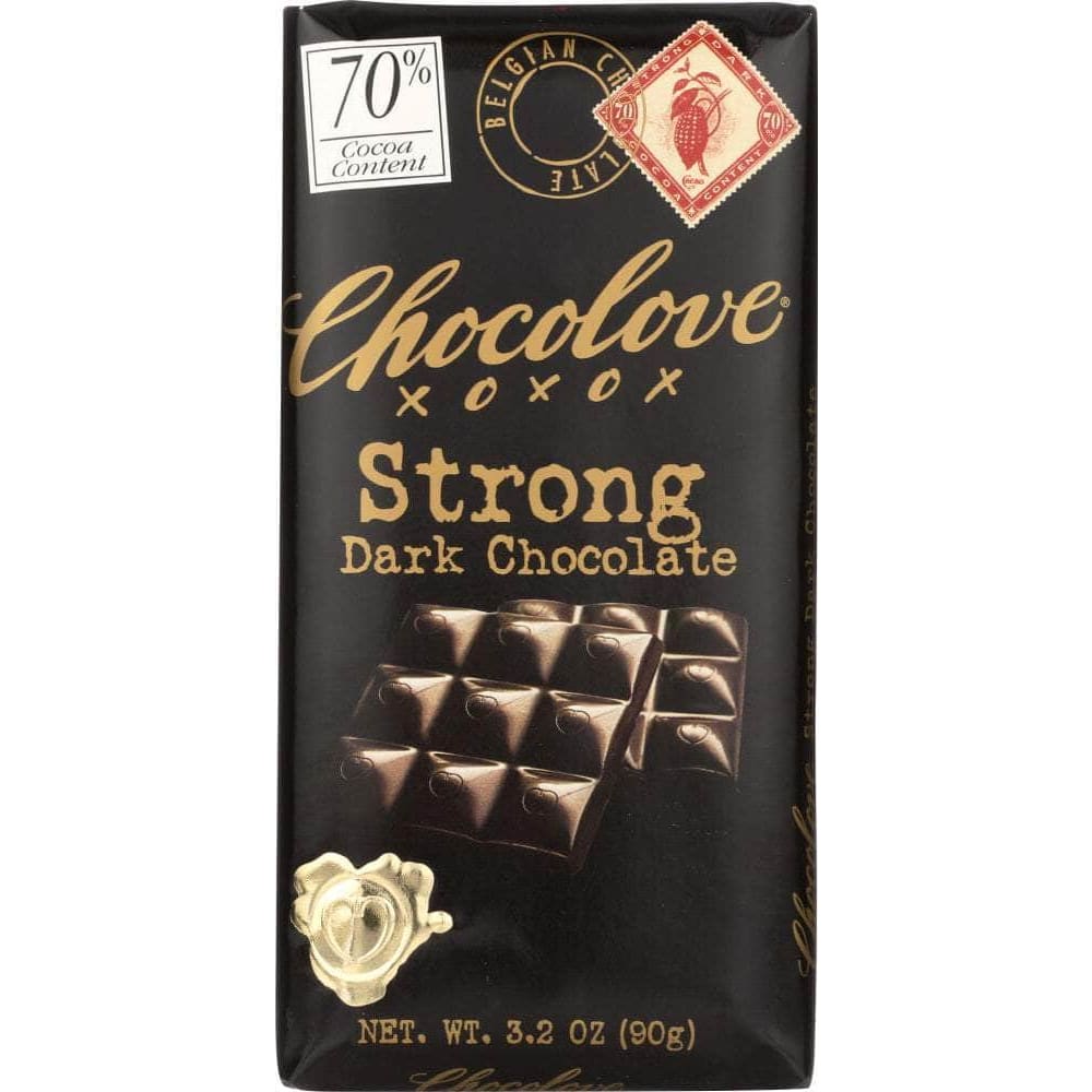 Chocolove Chocolove Strong Dark Chocolate Bar, 3.2 oz