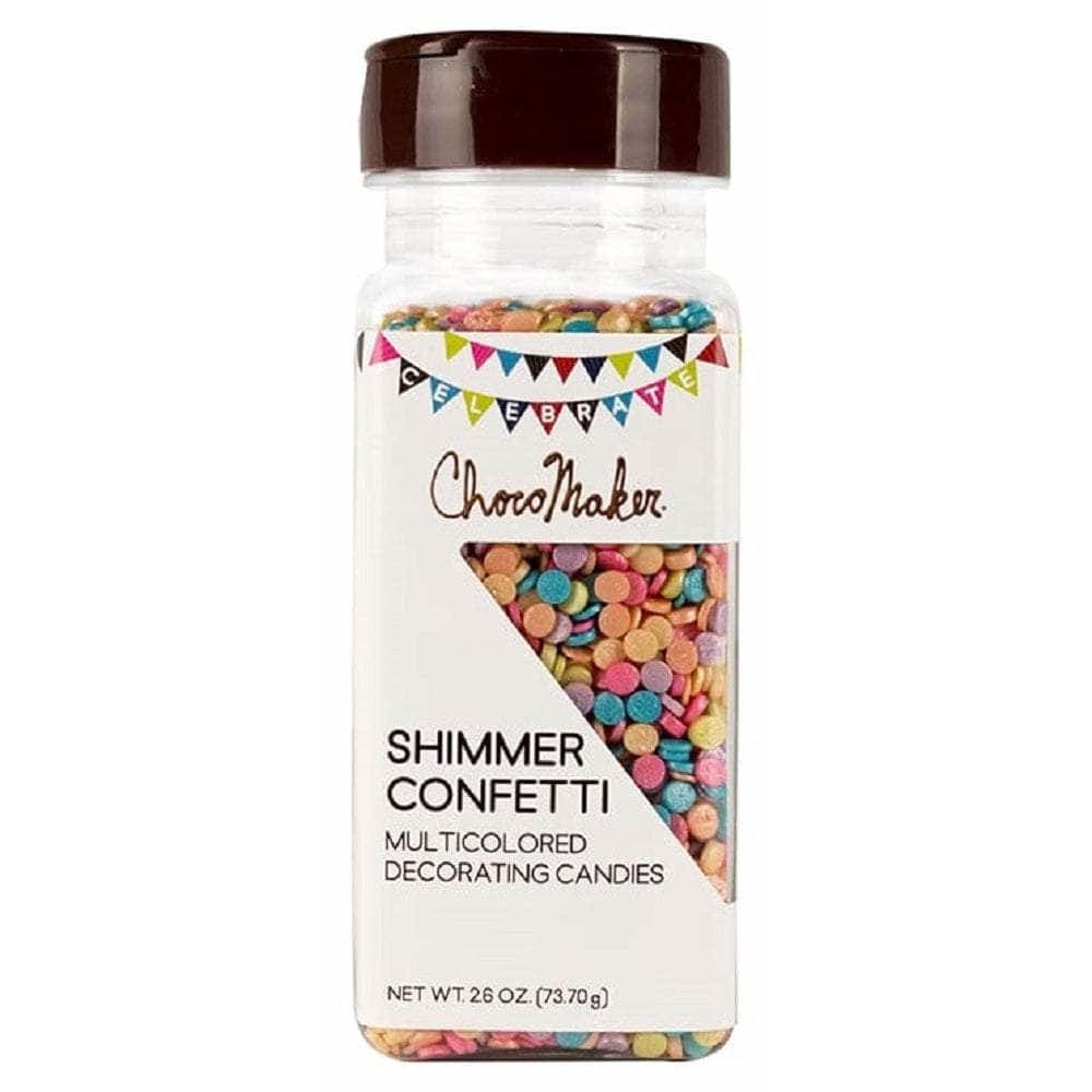 Chocomaker Chocomaker Shimmer Confetti Multicolored Decorating Candies, 2.60 oz