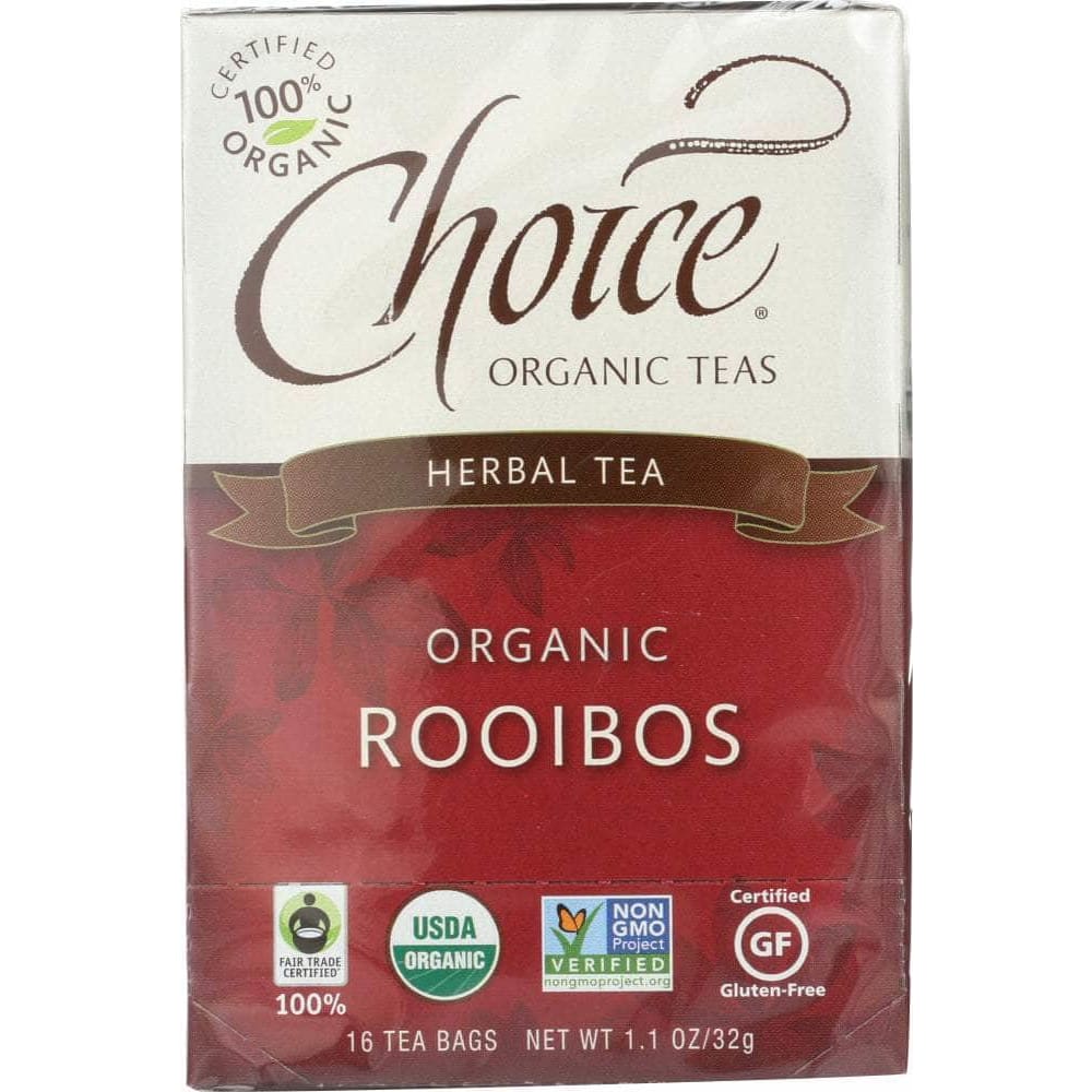Choice Organic Teas Choice Organic Teas Organic Rooibos Herbal Tea 16 Tea Bags, 1.27 Oz